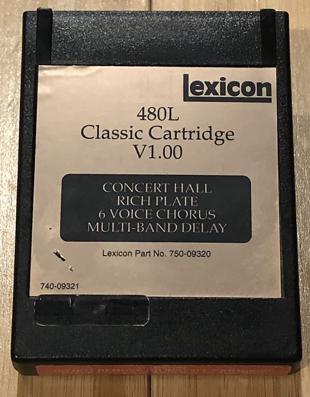 Lexicon 480L classic cartridge cart 224xl Reverb