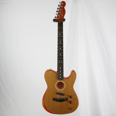 Used Fender AMERICAN ACOUSTASONIC TELE Acoustic Guitars Wood image 2