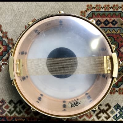 Pearl GOLD PLATED Dennis Chambers Signature 6.5x14" *RARE* image 5
