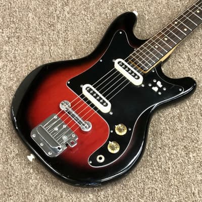 Stradolin Vintage Electric Guitar Made In Japan Red Burst image 1