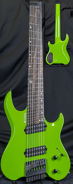 Kiesel 8 string headless top