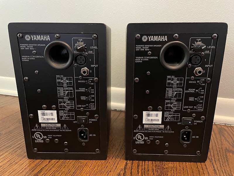 Yamaha HS50M Powered Studio Monitor (Pair) | Reverb