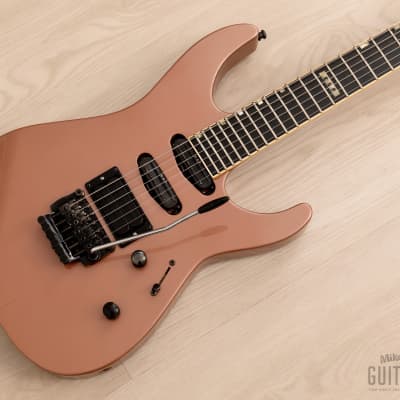 1988 ESP The Mirage Custom Contemporary Series Superstrat HHH Vintage Guitar Pearl Rose for sale