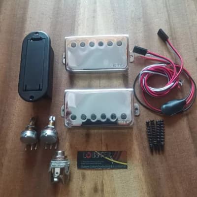 EMG 66 57 TW Active Humbucker Pickup Set - Chrome | Reverb Canada