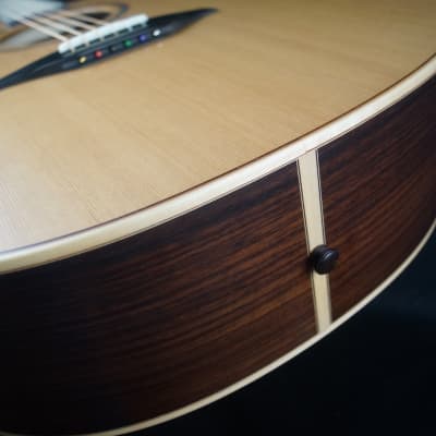 Brand New McIlroy A35c Western Red Cedar / Indian Rosewood Cutaway Auditorium Sized Acoustic image 12