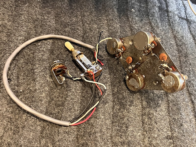 Gibson Les Paul 1979 1980 Norlan Wiring Harness Cts Reverb 0803