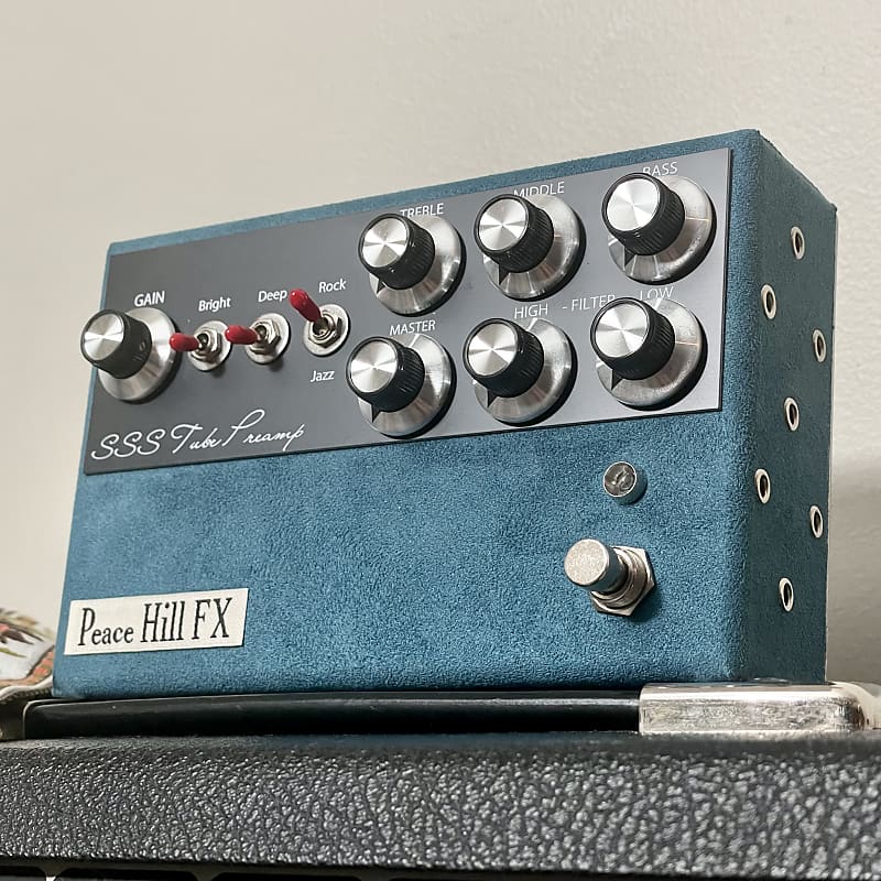Peace Hill FX SSS Tube Preamp - Turquoise Suede “Authorized