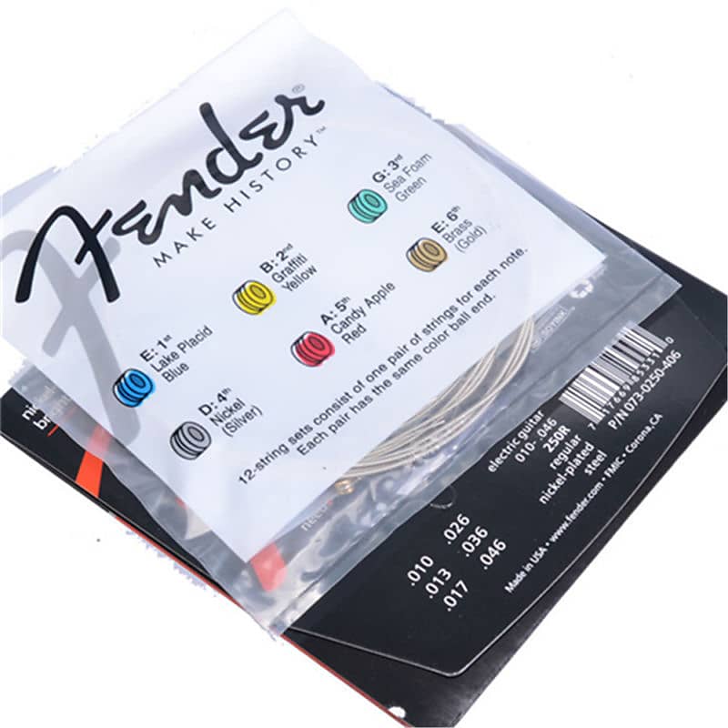 Fender Guitar Strings Nickel Plated Steel Ball End .010 .046 CG0032