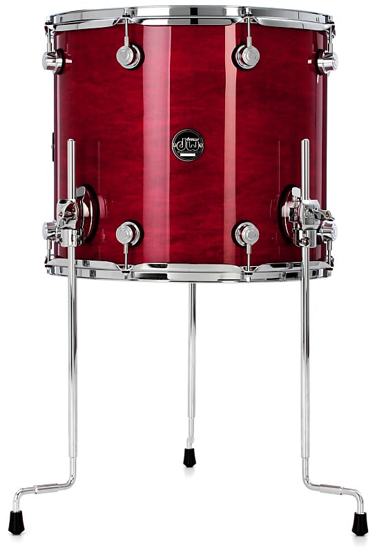 DW Performance Series Floor Tom - 14 x 16 inch - Cherry Stain Lacquer (PST16CSd1) image 1