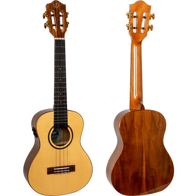 Flight SOPHIATESOUN Princess Series Sophia Tenor Electro-Acoustic Ukulele w/Bag & Soundwave Pickup image 2