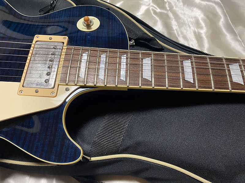 Tokai LS98F IB Love Rock Indigo Blue Made in Japan Les Paul Type Solid Body  Electric Guitar, v3042