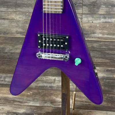 Maestro Mini V Purple Gibson Flying kids electric guitar child image 2