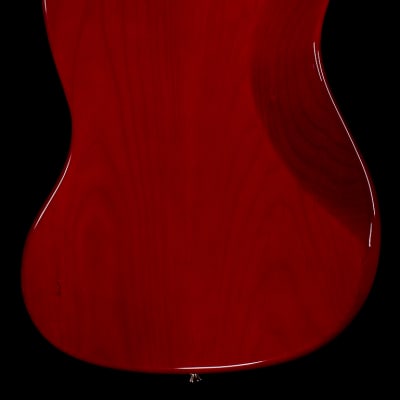Fender Rarities Flame Ash Top Jazz Bass Plasma Red Burst (786) image 2
