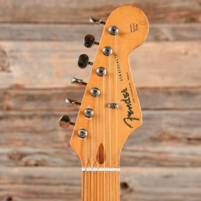 1982 Fender 1957 Stratocaster Fullerton Reissue Black AVRI image 8
