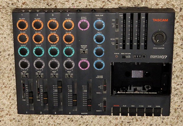 Tascam PORTA 07 PortaStudio 4-Track Cassette Recorder - look