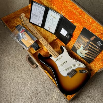2019 1962 Fender Custom Shop Stratocaster ‘62 Reissue Vintage - Maple Fretboard Neck image 1