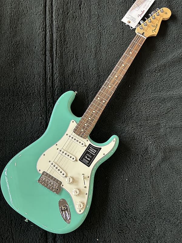 Fender Player Stratocaster PF Sea Foam Green #MX23023952 7 lbs 7.4 oz