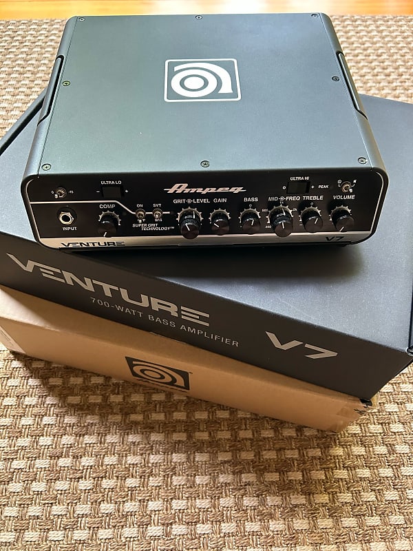 Ampeg Venture V7 700-Watt Bass Amp Head 2023 - Present - Black image 1