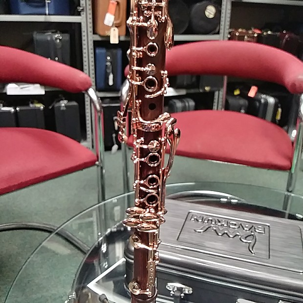 Backun Protege Cocobolo Wood w Rose Gold Keys Bb Clarinet
