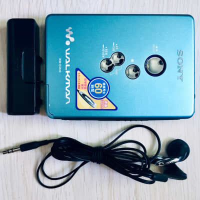 Sony WM-EX610 Walkman Cassette Player, Excellent Blue Shape