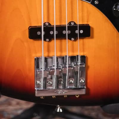 Fender Geddy Lee Jazz Bass - 3-Color Sunburst - Maple Fretboard w/Hardshell Case - Used image 12