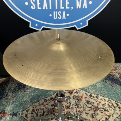 Zildjian Bun E. Carlos, Cheap Trick, 20" Vintage A Ride Cymbal, Two Rivets, Signed! (#12) 1960s image 2