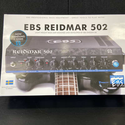 EBS  Reidmar 502 Class D lightweight Bass Amplifier Head. New! image 3