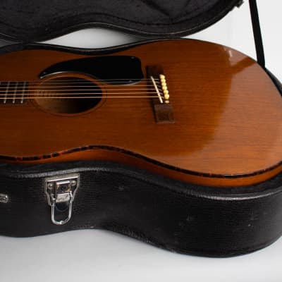 Gibson  LG-0 Flat Top Acoustic Guitar (1962), ser. #55565, black tolex hard shell case. image 12