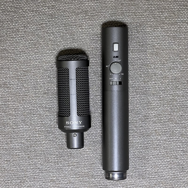 SONY ECM-989 コンデンサーマイク SONY エレクトレット コンデンサー ステレオ マイクロホン ECM