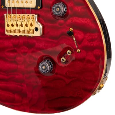 PRS Private Stock Custom 24-08 Electric Guitar - Red/Gold - Display Model image 6