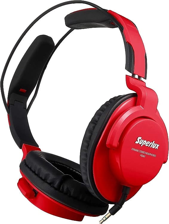 SUPERLUX HD-661 Red Cuffia Chiusa image 1
