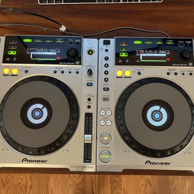 2x Pioneer CDJ-850 DJ Digital Media Player - Silver, Pair image 6