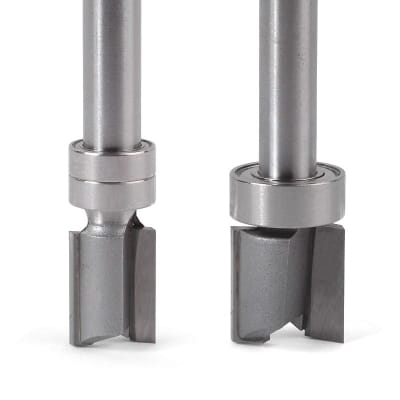 StewMac Ball Bearing Router Bits, Set of 2 for sale