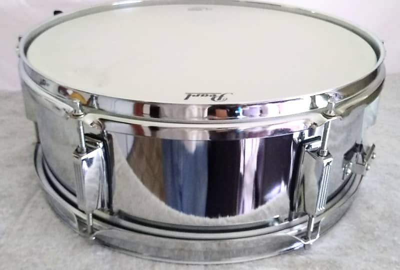 UNMARKED STEEL SNARE DRUM 14" X 5.5" COS image 1