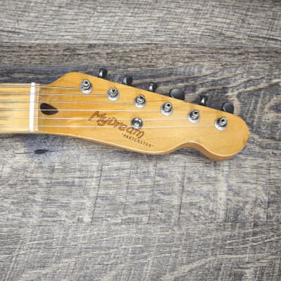 MyDream Partcaster Custom Built - Fiesta Red Relic'Art Bare Knuckles image 8