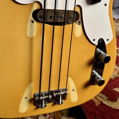 1971 Fender Oly White Telecaster Bass With Donald Duck Dunn "C" Style Profile Maple Neck One Owner W/O/H/S/C Neck image 14
