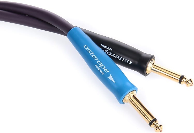 Asterope AST-P10-SSG Pro Studio Series Straight to Straight Instrument Cable - 10 foot Purple/Gold image 1