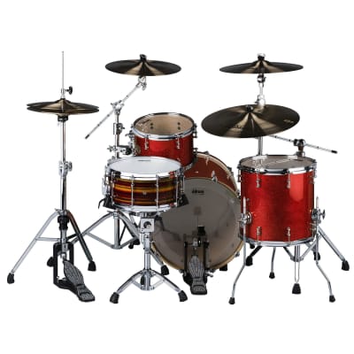 DDRUM Dios 3 Piece Red Cherry Sparkle Shell Pack NEW DS MP | Reverb