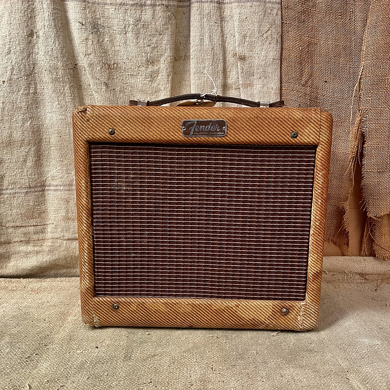 1957 Fender Champ Amp Tweed Reverb