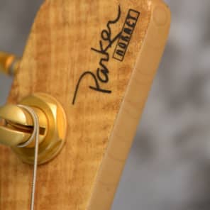 Rare 2008 Parker PB61 "Hornet" Bass feat. Spalted Maple Top image 10