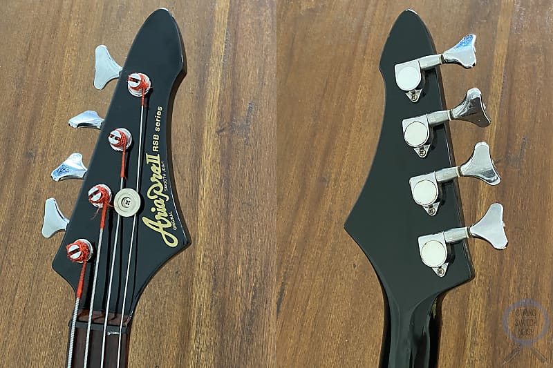 Aria Pro II Bass, Gloss Black, RSB Series, Made In Japan, 1985