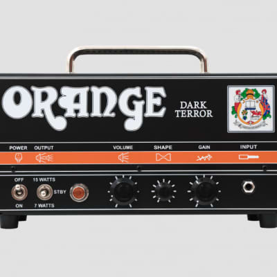 Orange Dark Terror 15-Watt High-Gain Tube Head for sale