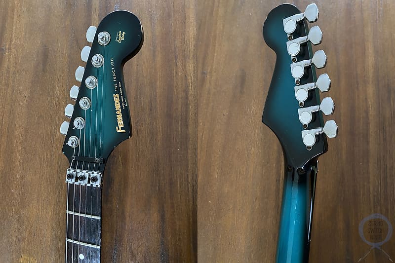 レア　美品　FERNANDES STJメタリック　ネイビーブルーラクリマhiro レア美品FERNANDES STJメタリックネイビーブルーラクリマhiro