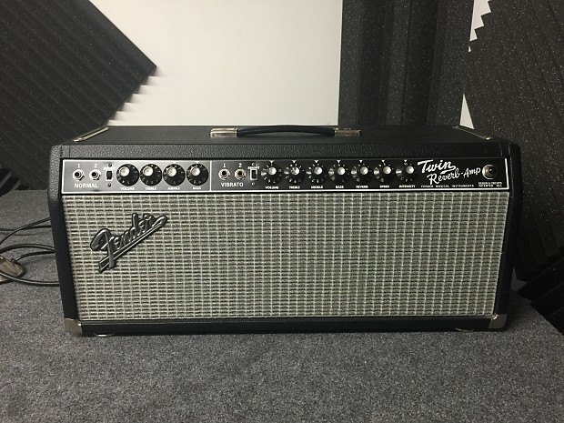 Fender Twin Reverb Head Very Rare and Sounds Amazing Might be Silverface or Blackface