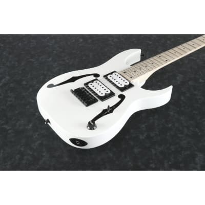 Ibanez PGMM31WH Paul Gilbert Signature Guitar (22.2" scale) - White image 4