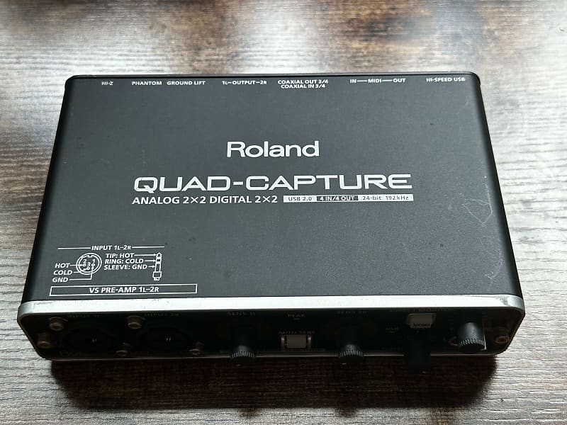 Roland UA-55 Quad-Capture USB 2.0 Audio Interface 2010s - Black