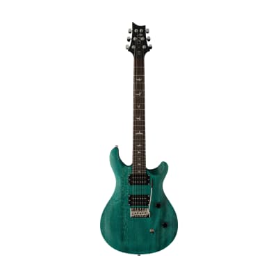 PRS SE CE24 Standard Satin Electric Guitar w/Bag, Turquoise image 1