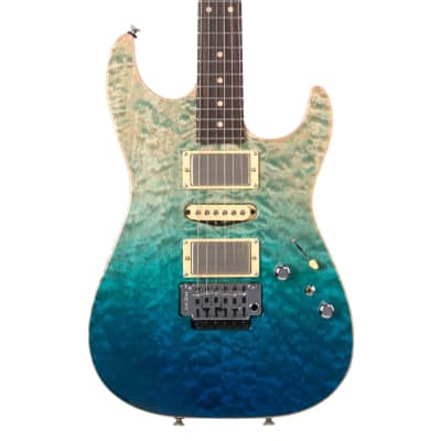 Tom Anderson Drop Top - Bora Blue Surf with Binding - Custom Boutique Electric Guitar - NEW! for sale
