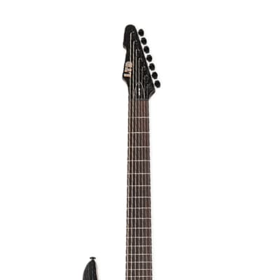 ESP LTD Alex Wade AW7B Signature Guitar - Open Grain Black image 5