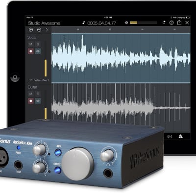 PreSonus AudioBox iOne 2x2 USB/iPad Audio Interface with Studio One Artist and Ableton Live Lite DAW Recording Software image 3